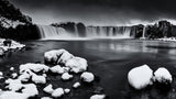 Godafoss Panorama Poster och Canvastavla