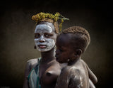 Surma young woman portrait Poster och Canvastavla