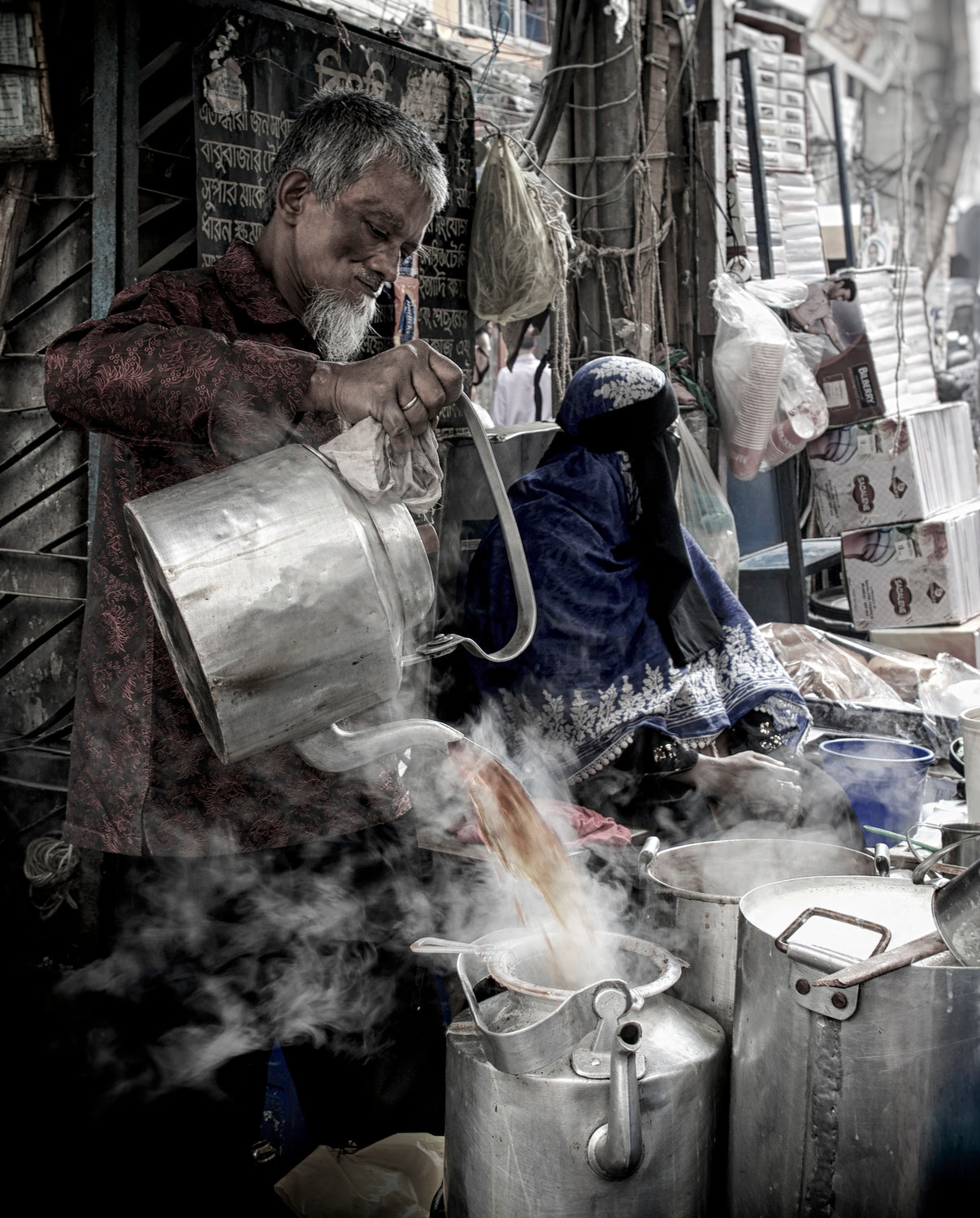 making tea Poster och Canvastavla
