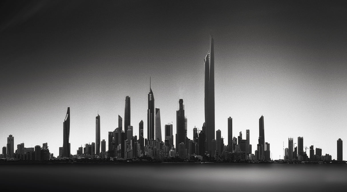 Kuwait skyline Poster och Canvastavla