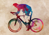 Cycling sport art 20 Poster och Canvastavla