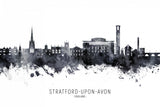 Stratford-upon-Avon England Skyline Poster och Canvastavla