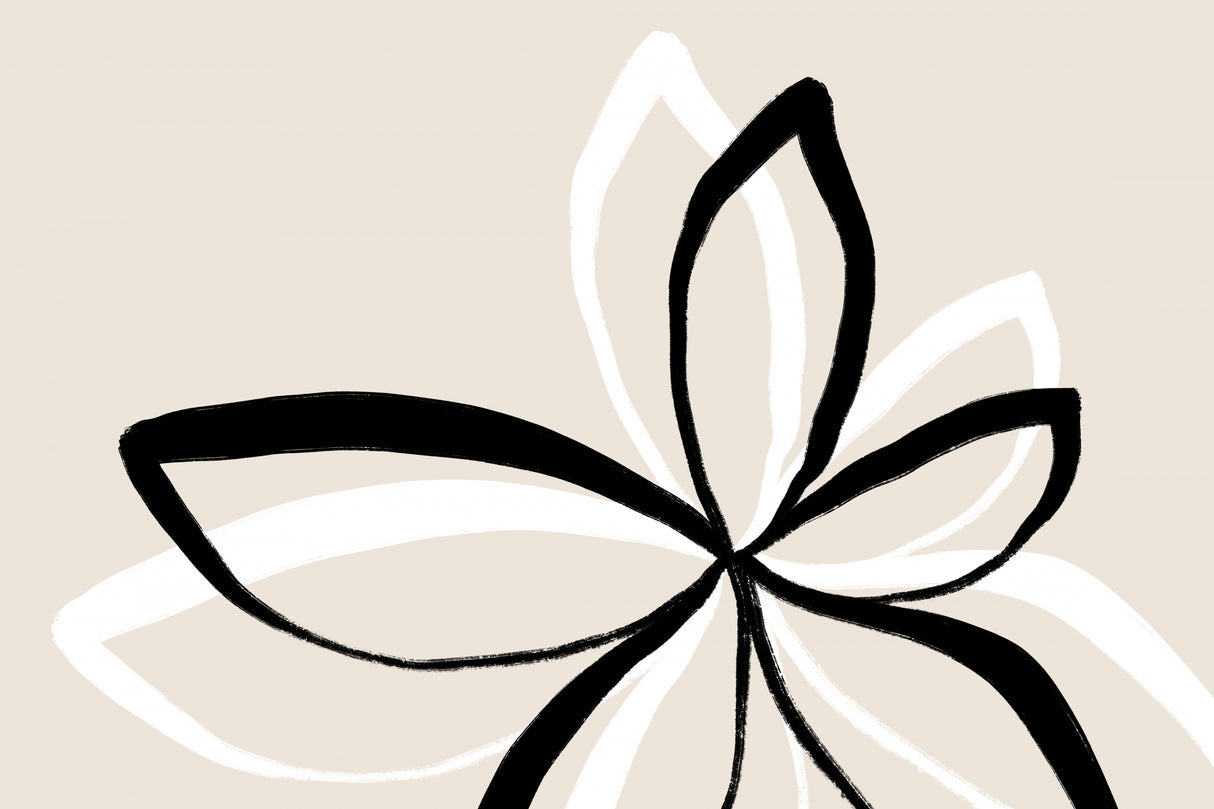 Abstract Flowers Poster och Canvastavla