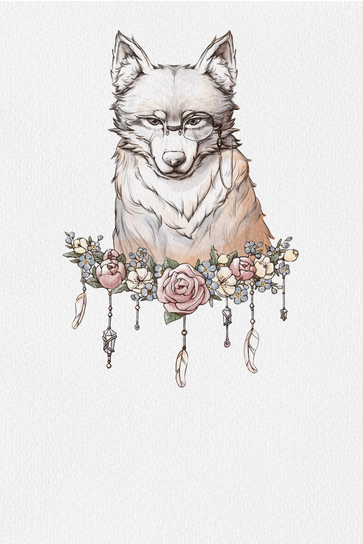 Wolf Art home Poster och Canvastavla
