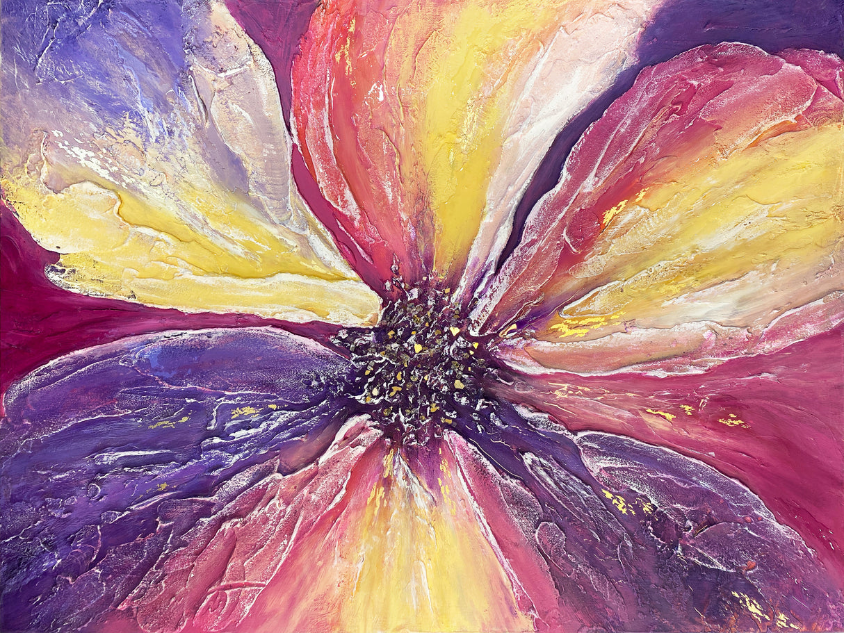 Warm Flower Poster och Canvastavla