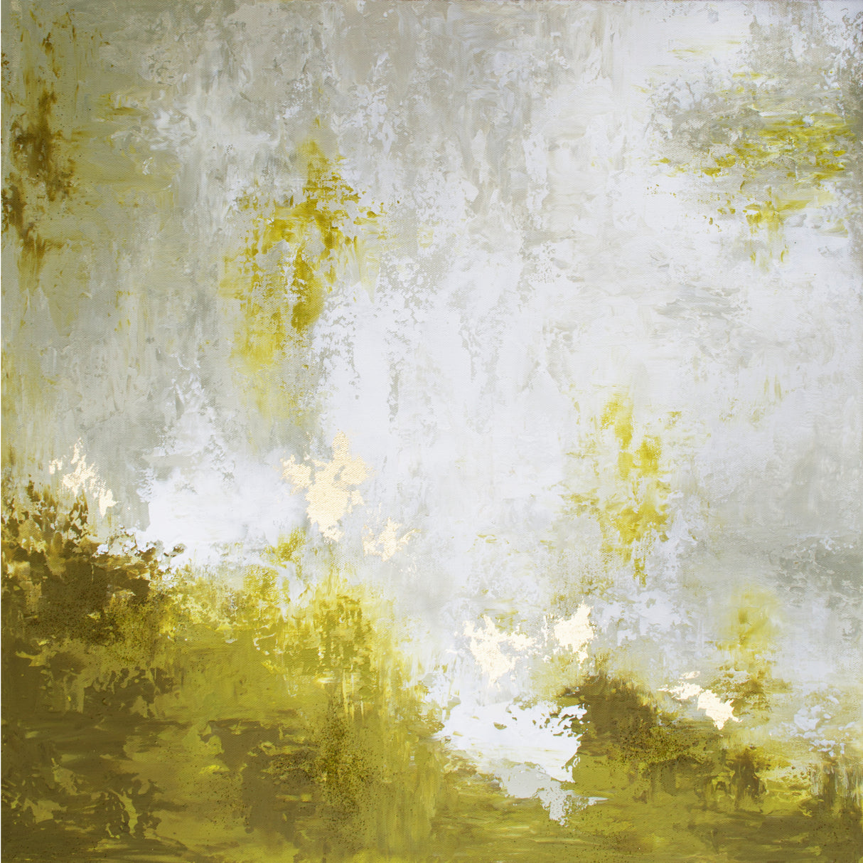 Abstract Moss Green 2 Poster och Canvastavla