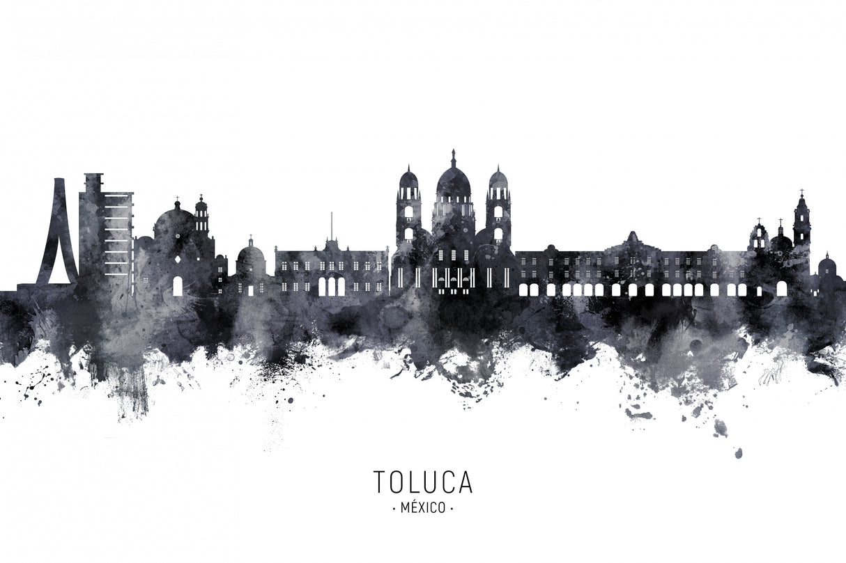 Toluca Skyline Mexico Poster och Canvastavla