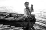 Girl in Canoe Poster och Canvastavla