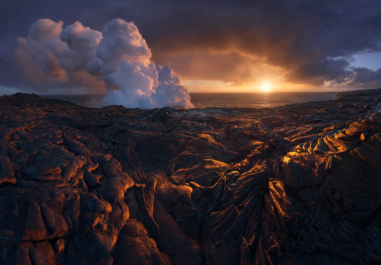 Lava fields Poster och Canvastavla