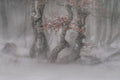 Trees in  the blizzard Poster och Canvastavla