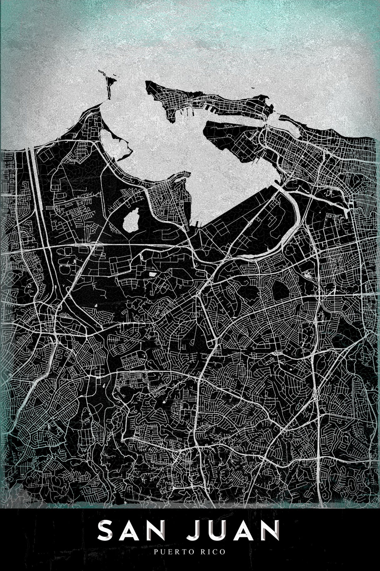 SAN JUAN Poster och Canvastavla