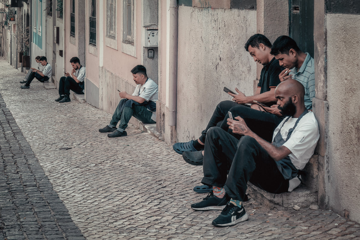 Phones Poster och Canvastavla