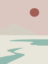 Ice River Poster och Canvastavla