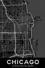Chicago Whit.png Poster och Canvastavla