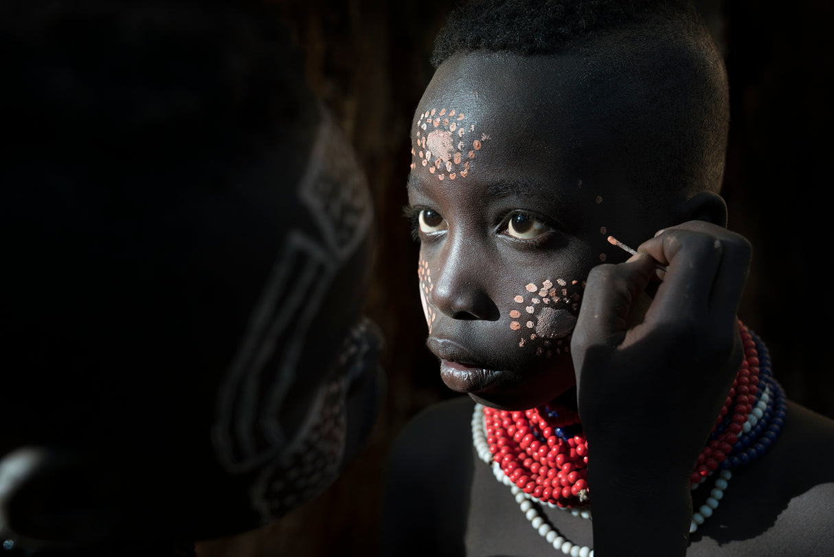 Ethiopian Karo tribes Poster och Canvastavla