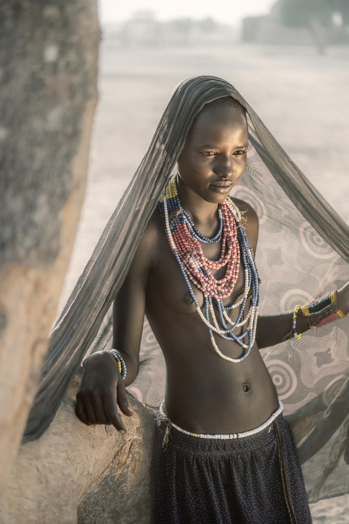 Beauty in a tribes girl Poster och Canvastavla