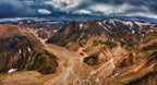 Landmannalaugar Poster och Canvastavla