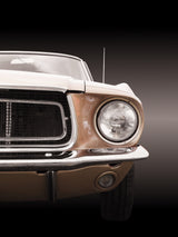 American classic car Mustang Coupe 1968 Poster och Canvastavla