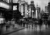 Shopping Street in Shanghai Poster och Canvastavla