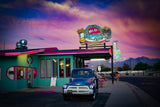 Sunset above Kingman Poster och Canvastavla