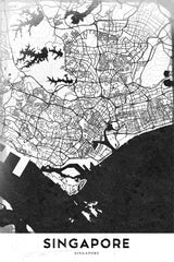 Singapore Poster och Canvastavla