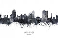 Ann Arbor Michigan Skyline Poster och Canvastavla