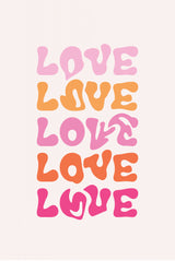 Love Poster och Canvastavla