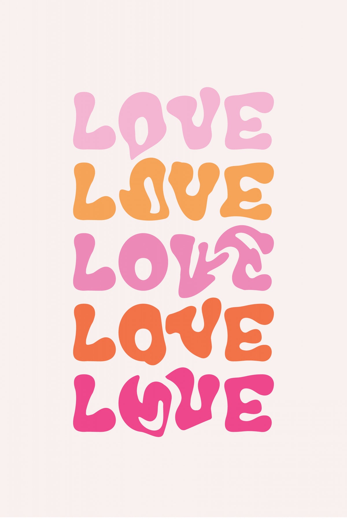 Love Poster och Canvastavla