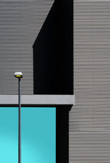 Lamp &amp; blue Window Poster och Canvastavla