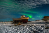 Aurora over Eggum Poster och Canvastavla