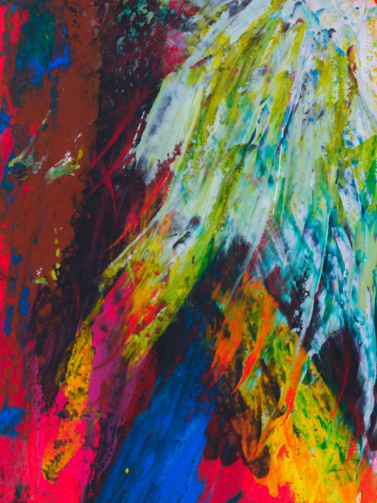 colored paints Poster och Canvastavla