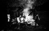 Ritual of fire-III (Jaramaja, Espiritu Santo island, Vanuatu) Poster och Canvastavla