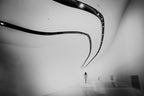 curved hallway Poster och Canvastavla