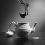 Tea at the construction site Poster och Canvastavla