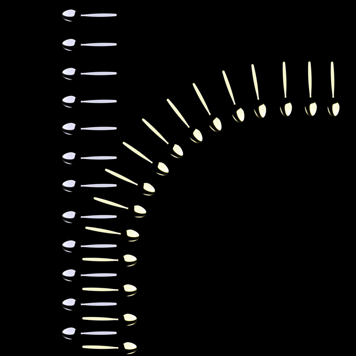 Zipper of Spoons Poster och Canvastavla