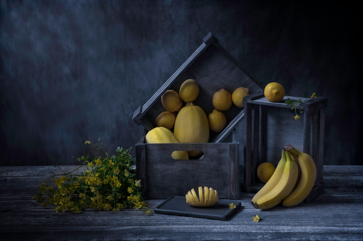 Yellow Fruits Poster och Canvastavla