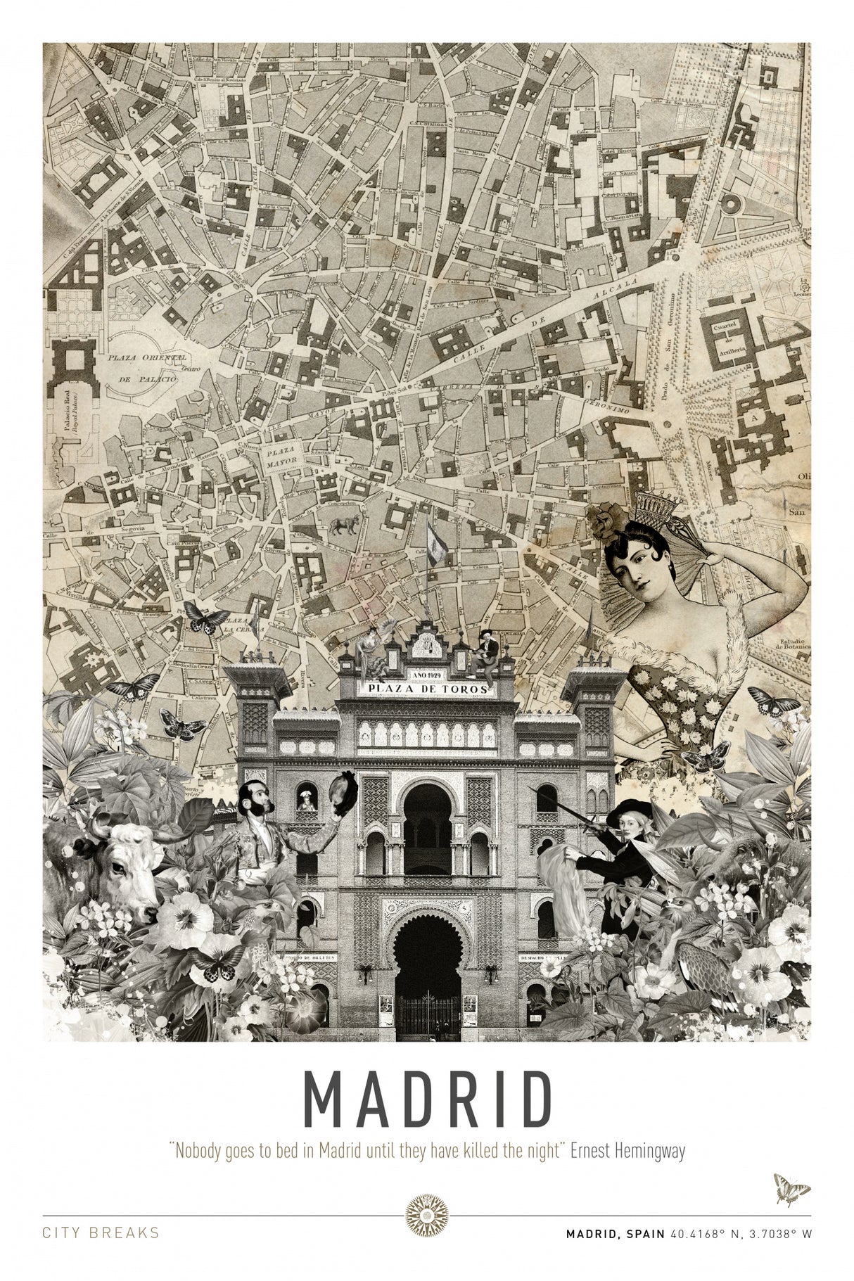 Madrid (City Breaks) Poster och Canvastavla