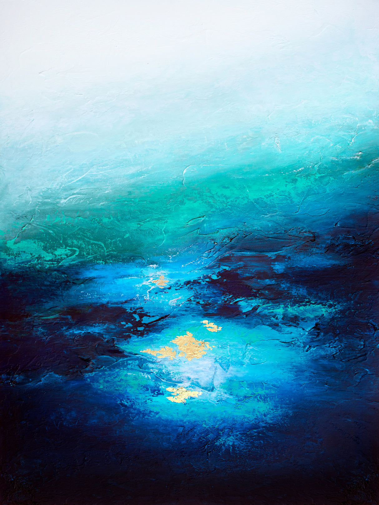 Under Great Depths Poster och Canvastavla