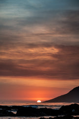 Orange Sunset Poster och Canvastavla