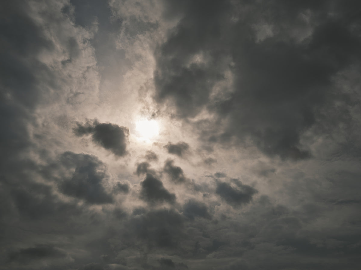 cloudy weather and sky background Poster och Canvastavla
