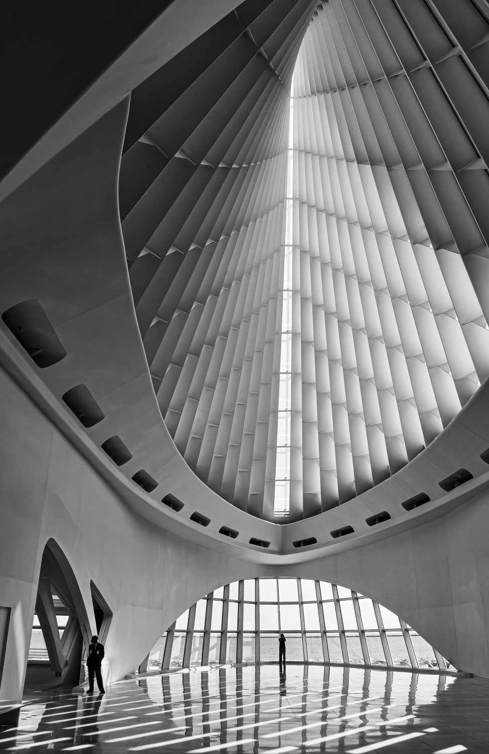 Museum Guard Milwaukee Art Museum, #164 Poster och Canvastavla