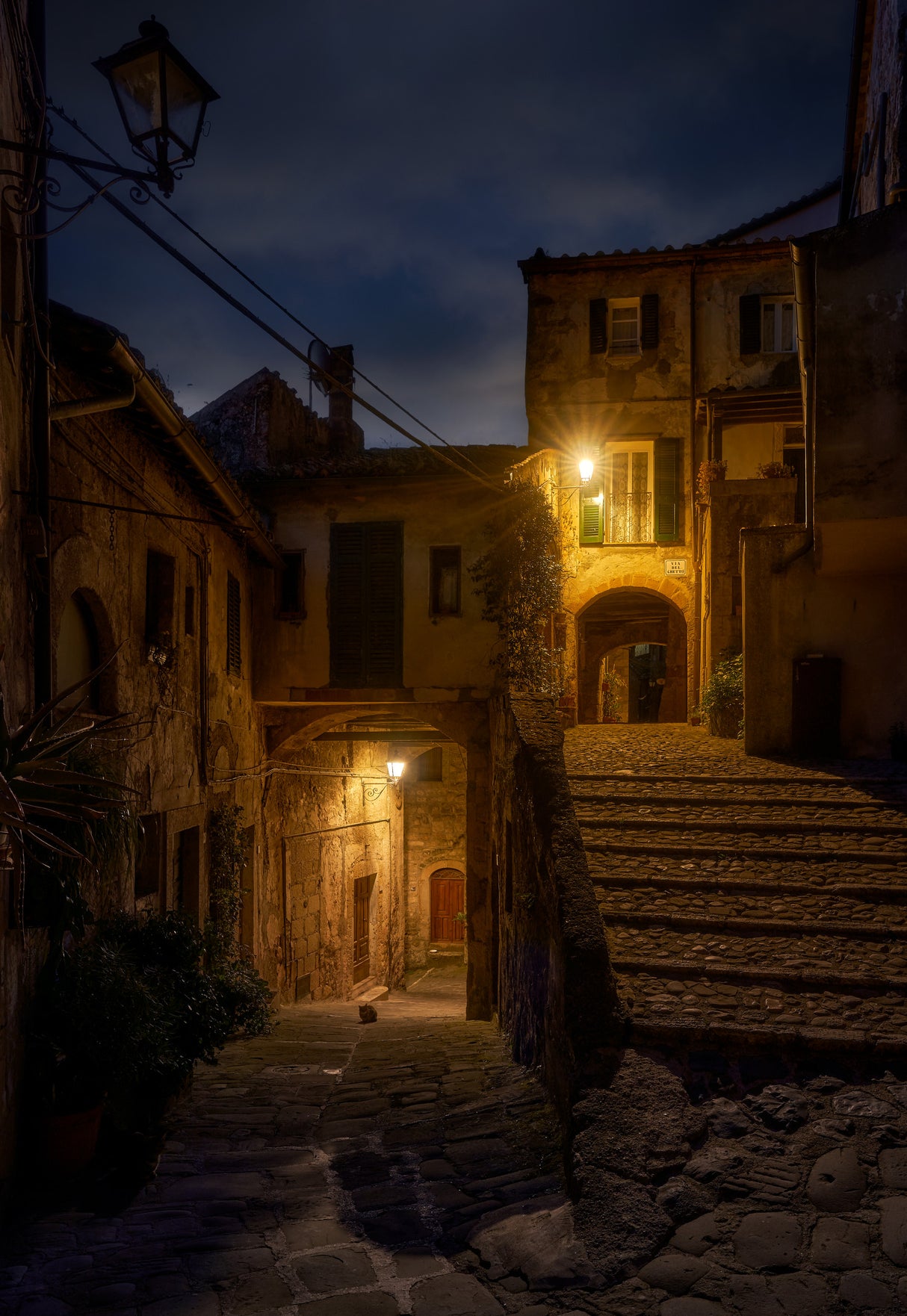 Tuscany - Sorano I Poster och Canvastavla