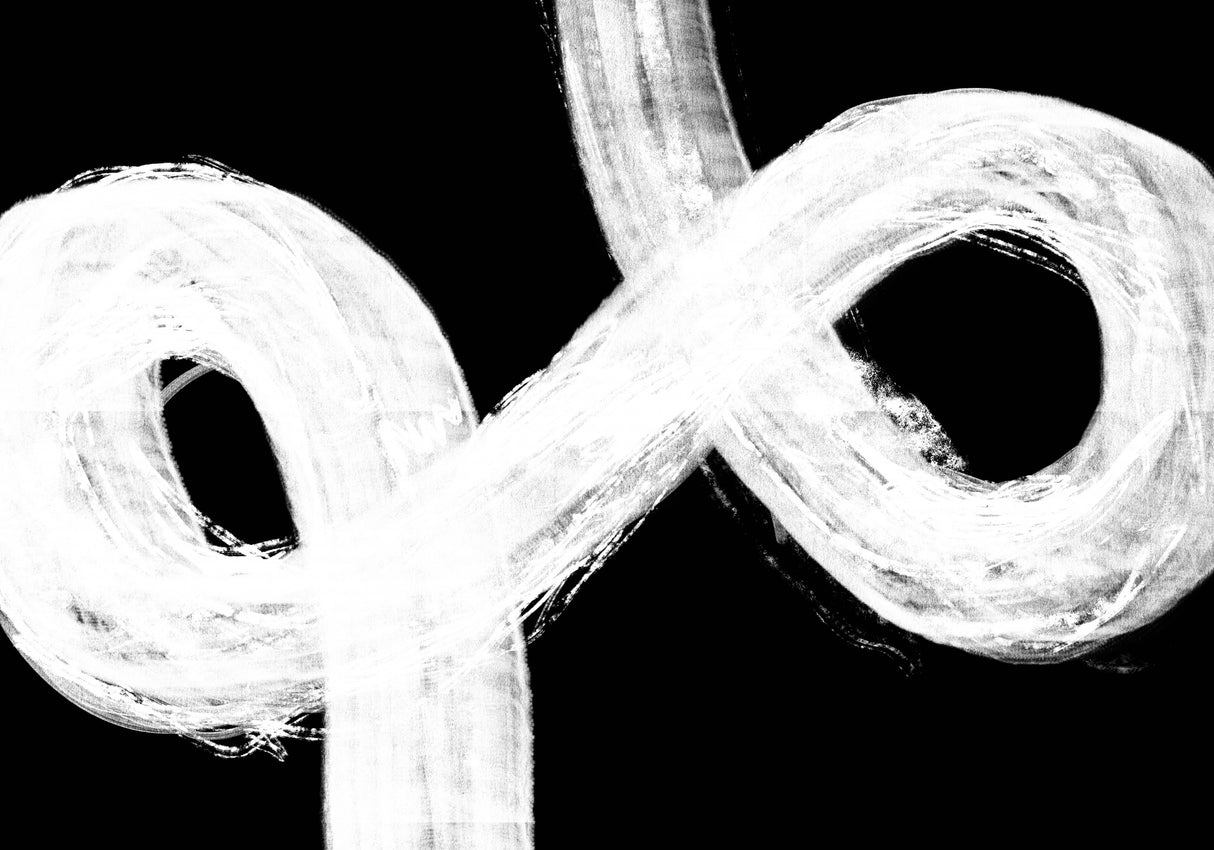 Negative Omega Poster och Canvastavla