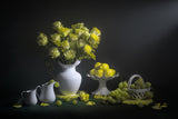 Rose Lemon Grape Poster och Canvastavla