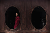 Two windows and the monk Poster och Canvastavla