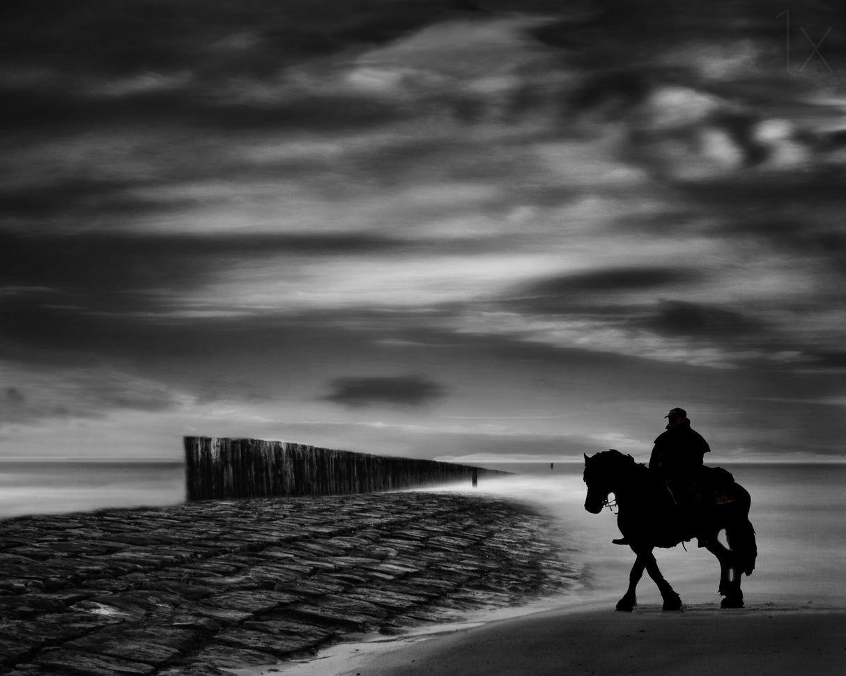 The sea's voice speaks to the soul ... Poster och Canvastavla