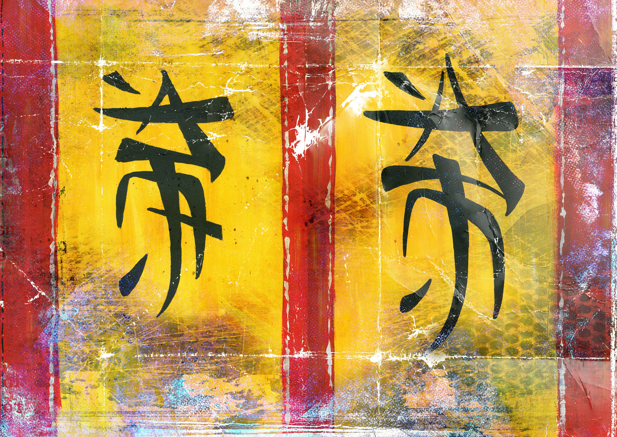 Chineese signs Poster och Canvastavla