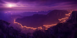 Lights of the night Poster och Canvastavla