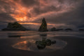 Cloudy Sunset Poster och Canvastavla