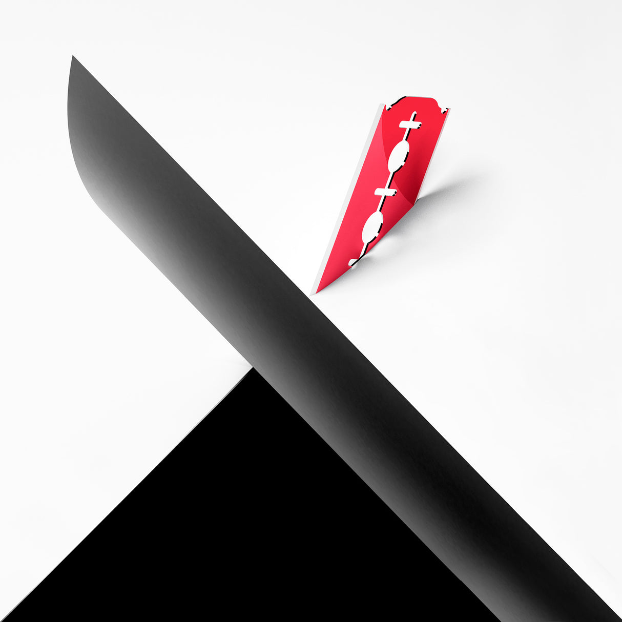 Diagonal Cut Poster och Canvastavla